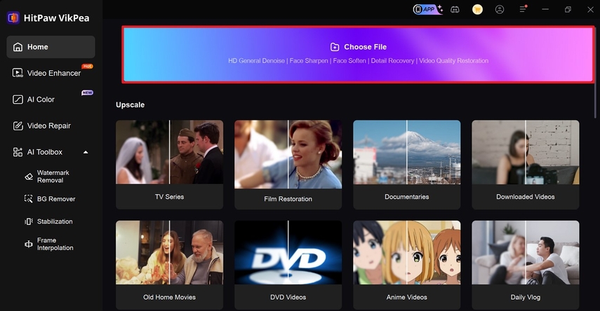 adicionar arquivo de mídia ao vikpea
