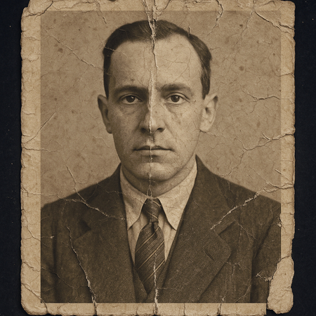 old passport photo