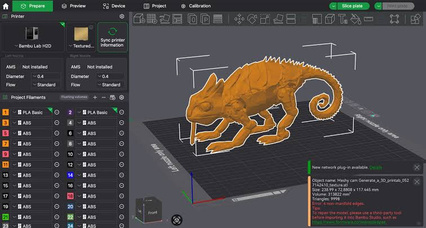 Text2Mesh text to 3D model AI tool on GitHub