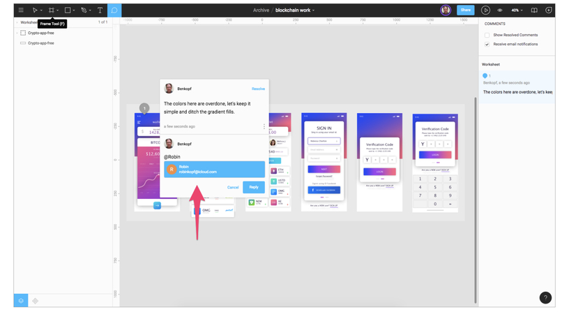 tools & software used in x design figma