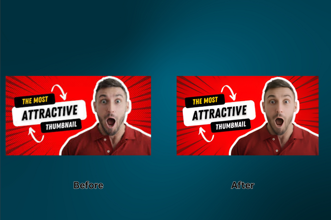 thumbnail enhancement using picsart