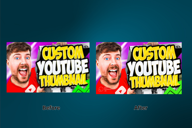 thumbnail enhancement using lets enhance