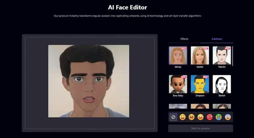 turn picture into disney cartoon