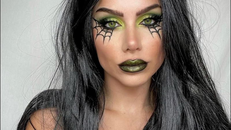 image of a girl in unique witch makeup look