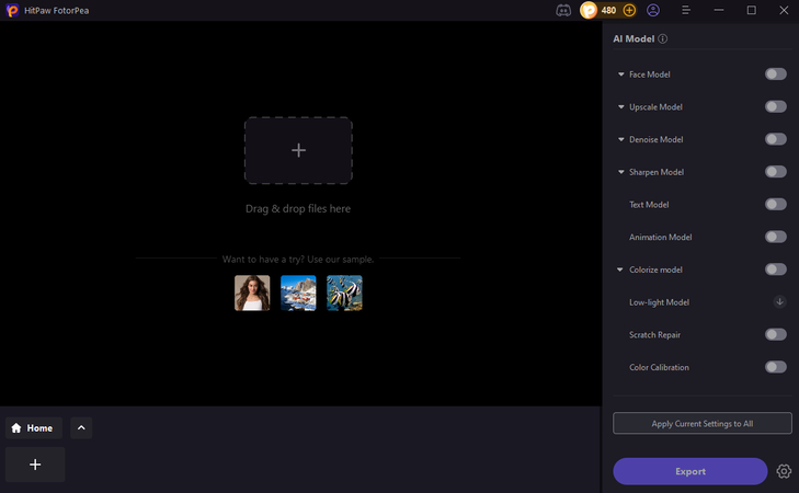 啟動軟體並上傳照片