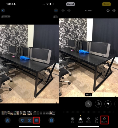 acceder a la herramienta de limpieza en iPhone