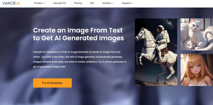 homepage-screenshot-of-vanceai