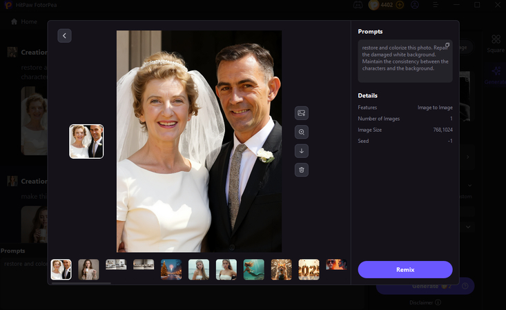 vintage wedding photos via Hitpaw