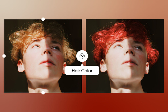 how to change hair color on picsart
