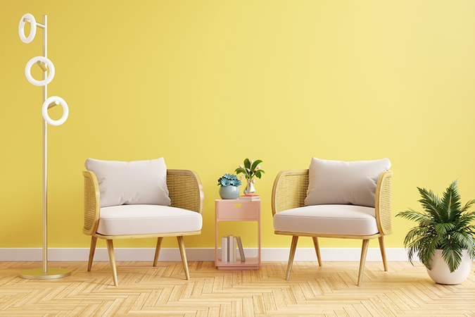 yellow pastel