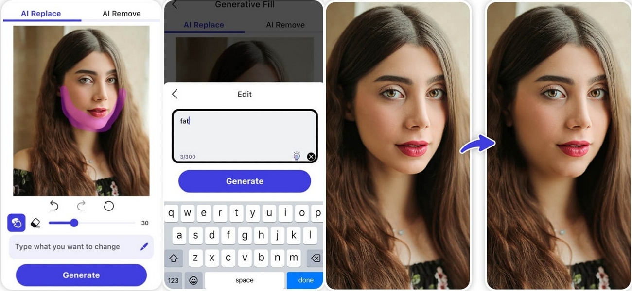 youcam ai pro face fat free