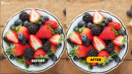 hitpaw enhance food image