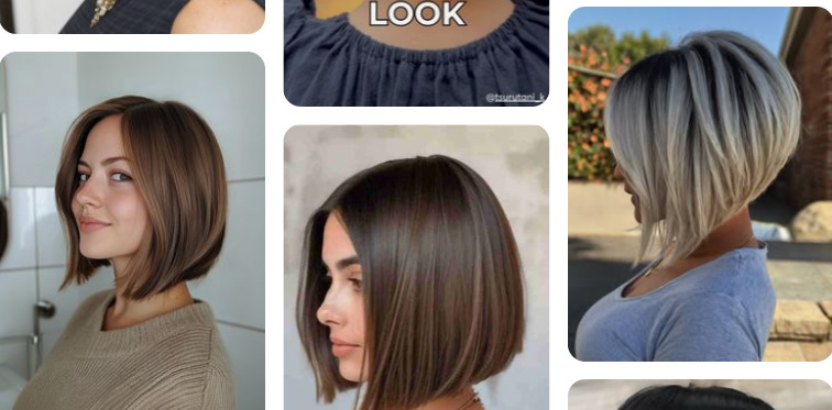 a-line bob cut hairstyle