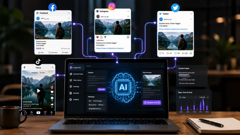 automated social media process