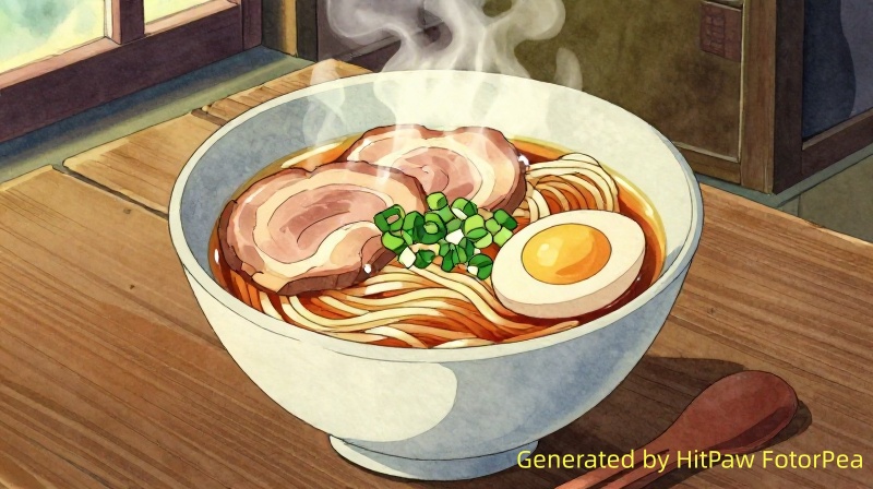 ai watercolor food generator