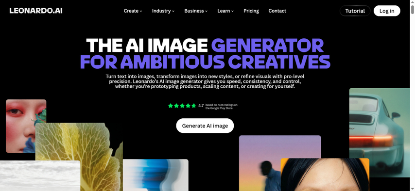 arid landscape ai leonardo ai