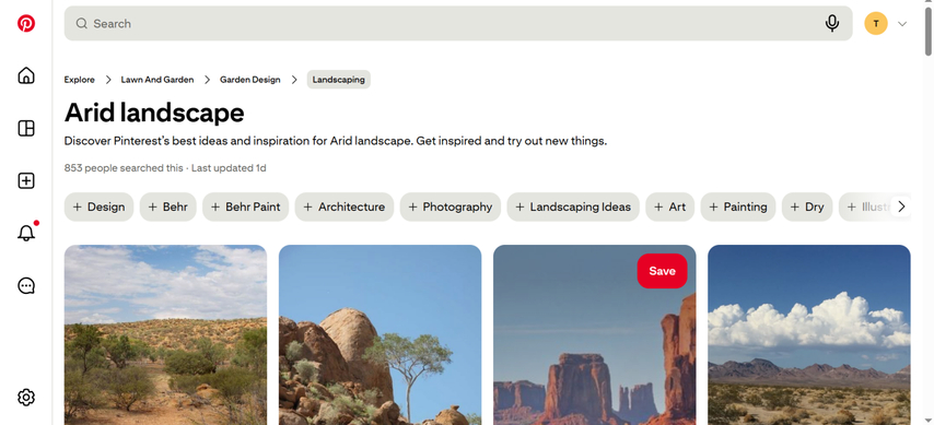 arid landscape ai pinterest