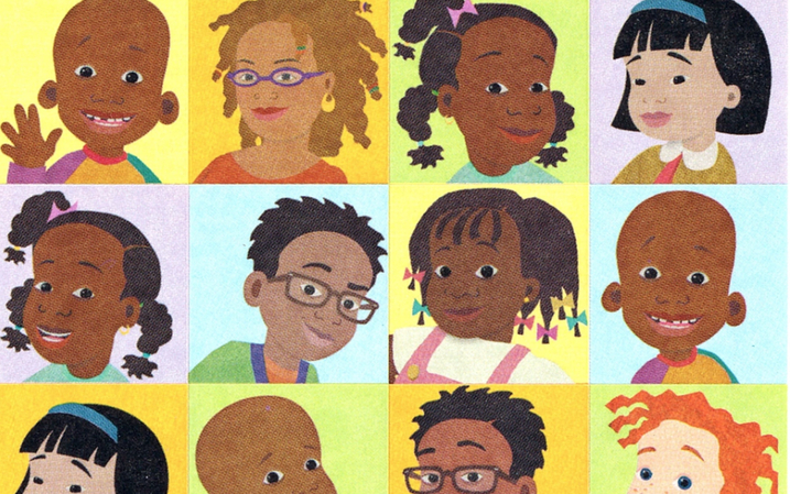 black cartoon characters male