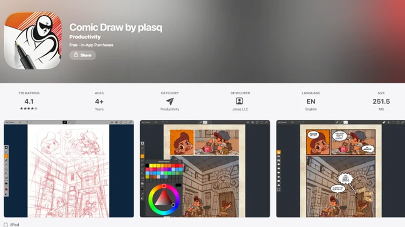 comic draw comic strip maker app for mac