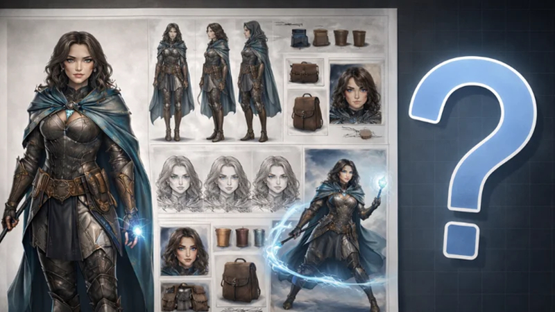 character sheet concept art example