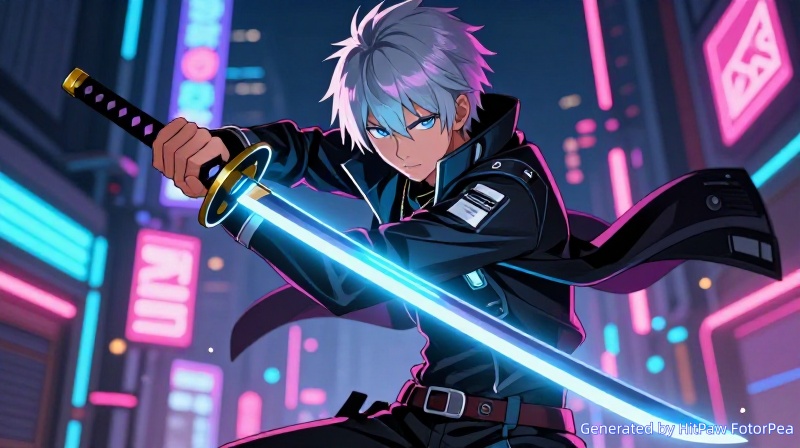 cyberpunk anime generator