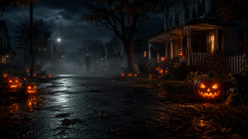 Dark Halloween Night Michael Myers Wallpapers