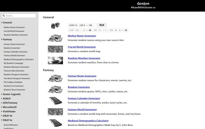 donjon gem generator