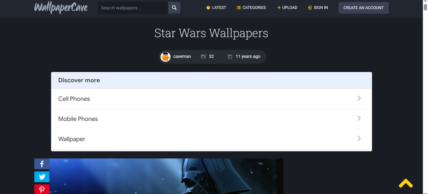 download star wars wallpapers wallpapercave