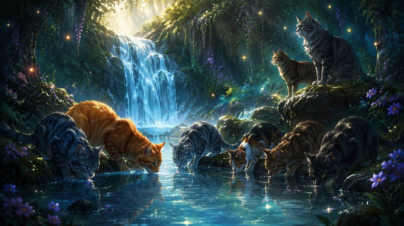 Fantasy Forest Warrior Cats Wallpaper