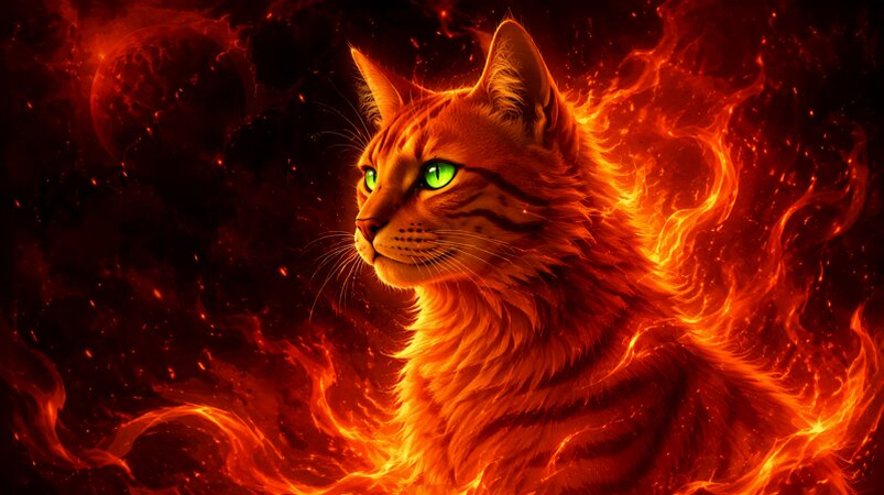 Firestar Warrior Cats Wallpaper