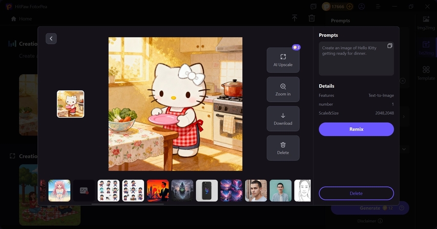 generate fotorpea hello kitty