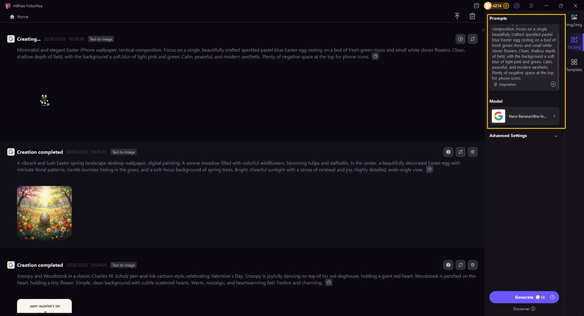 generating easter iphone wallpaper