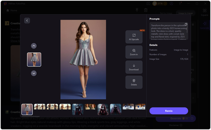 hit the generate button