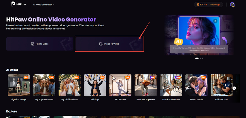 open hitpaw video tool