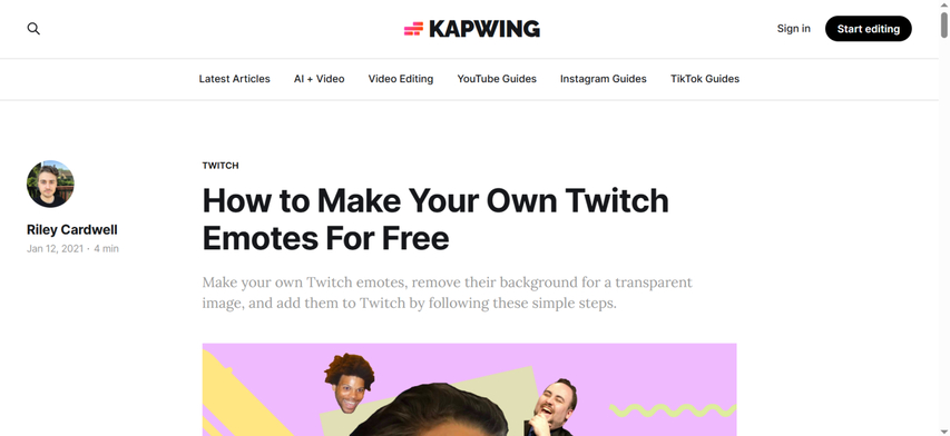 emote creator for twitch