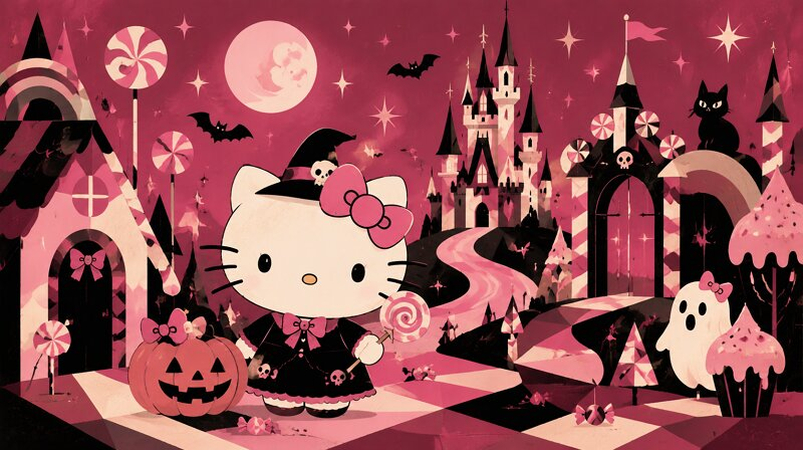 Kawaii Spooky Pink Halloween Aesthetic