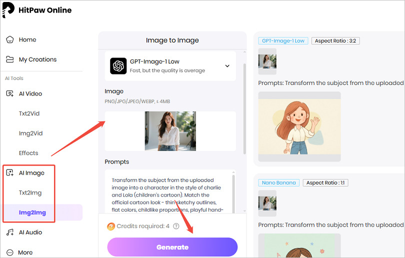 online Charlie and Lola character generator
