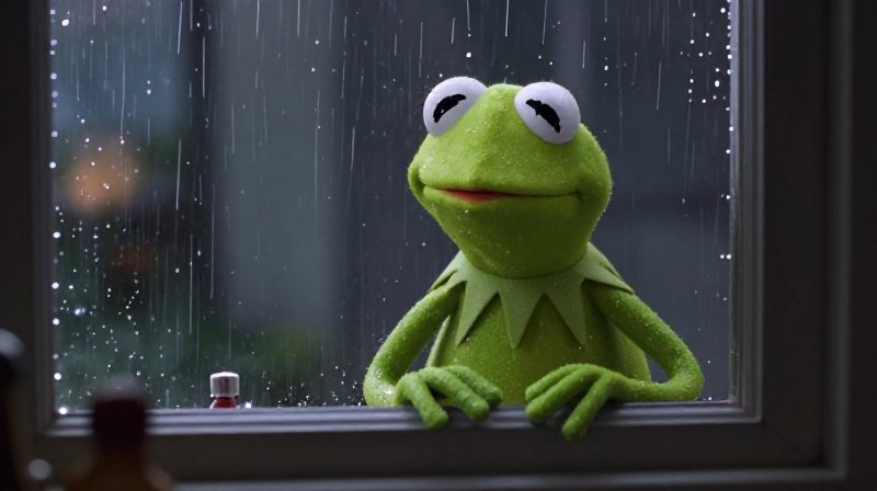 overview sad kermit meme
