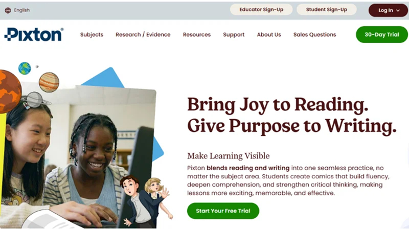 pixton comic strip maker