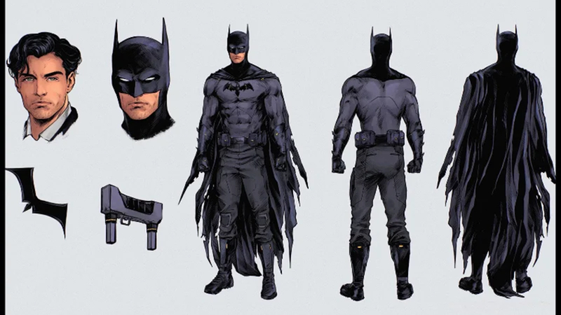 character sheet concept art batman
