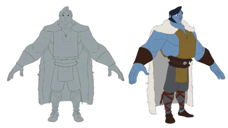 concept art character sheet coloring