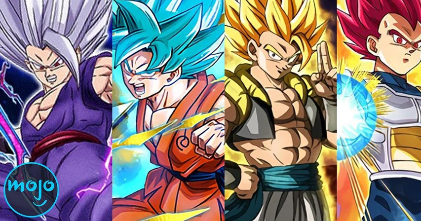 saiyan transformation power forms