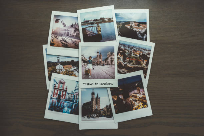 travel polaroid photos