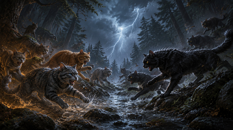 Warrior Cats Battle Scene Wallpapers