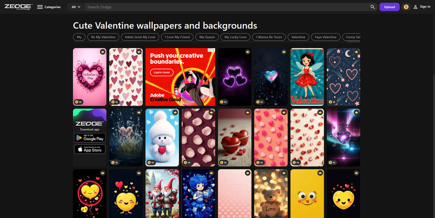 zedge cute valentines wallpaper