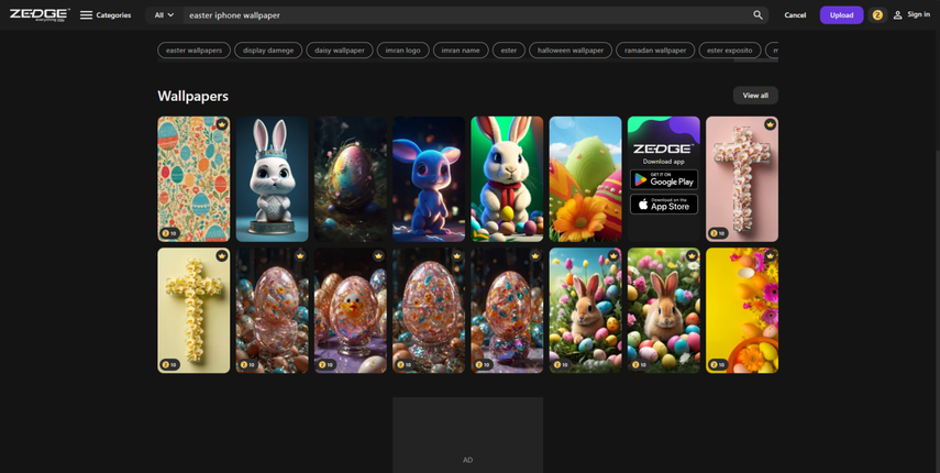 zedge easter iphone wallpaper