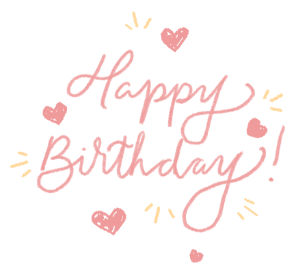 aesthetic birthday free gif