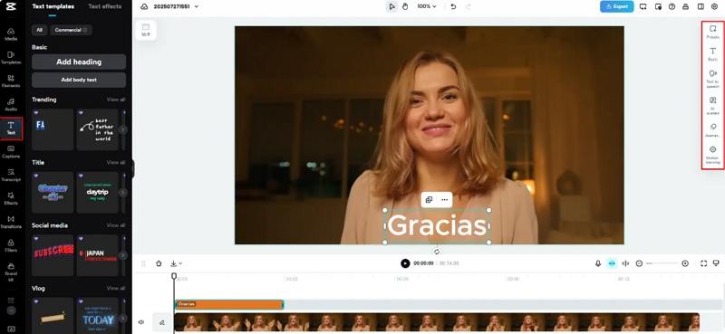 capcut gif text maker