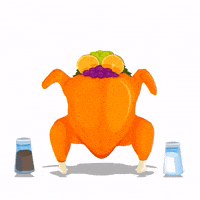 gif de peru dançante