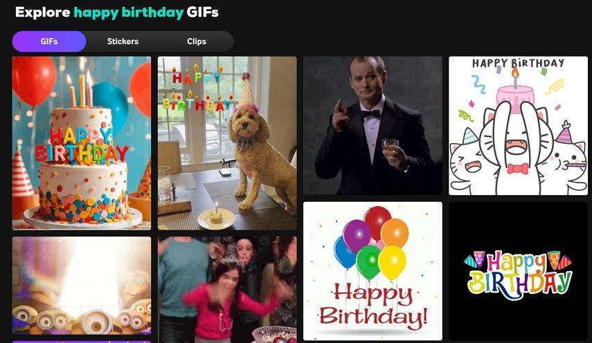free happy birthday gif download